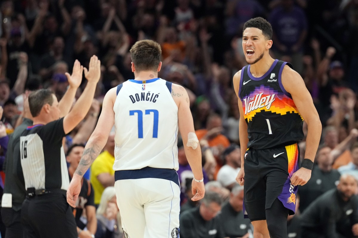 Devin Booker, Phoenix Suns, Dallas Mavericks